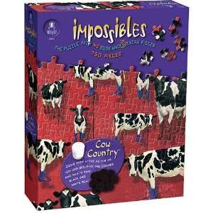  Impossibles Cow Country 750 Piece Puzzle Toys & Games