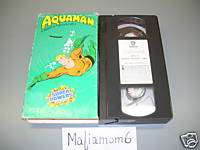 Aquaman VHS 8 Adventures DC Comics OOP RARE Video Tape 085393408138 
