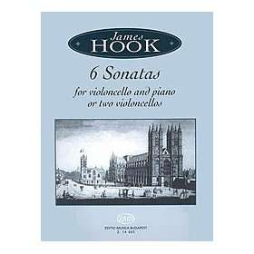   Hook   Six Sonatas for Violoncello and Piano Musical Instruments