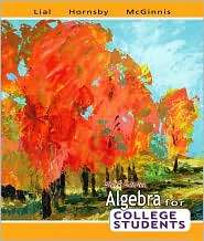 Algebra for College Students, (0321442547), Margaret L. Lial 