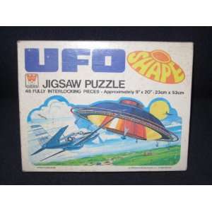 Vintage 1979 Whitman 48 Piece Jigsaw Puzzle   Science Fiction   UFO 