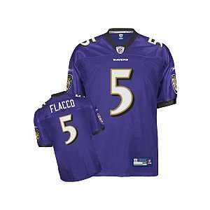  Reebok Baltimore Ravens Joe Flacco Authentic Jersey Size 