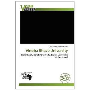  Vinoba Bhave University (9786137989975) Ozzy Ronny 