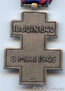 Medal for Voluntary Service in Free France (Médaille des Services 