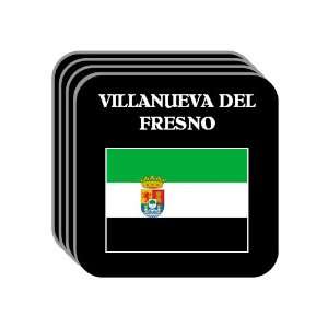 Extremadura   VILLANUEVA DEL FRESNO Set of 4 Mini Mousepad Coasters