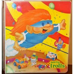  VINTAGE NORFIN TROLL 3 RING BINDER THE CIRCUS Toys 