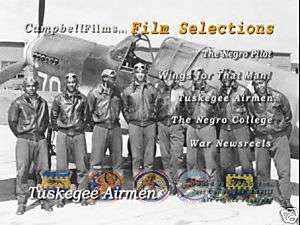 TUSKEGEE AIRMEN Films WW2 P 40 P 47 P 51 AT 6 RARE  