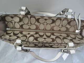 NEW Authentic COACH Signature Tote Purse Bag Handbag F17726 Khaki NWT 