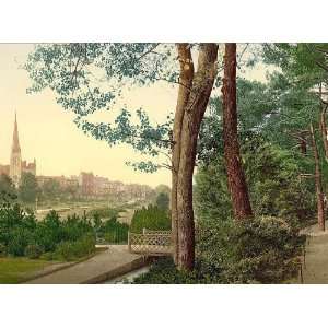   Poster   The Gardens II Bournemouth England 24 X 18 
