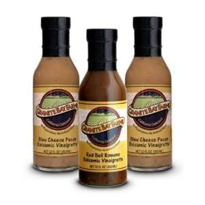 Granite Bay Farms Salad Dressing (3 Bottle) Collection in Wooden Gift 