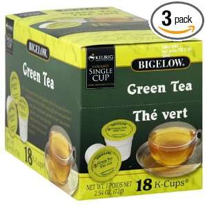Bigelow Pomegranate Tea, 18 Count K Cups for Keurig Brewers (Pack of 3 