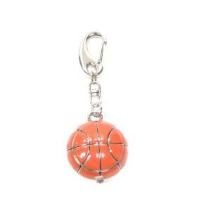   Pocket Key Chain Mini Clock Basketball Ball Novelty 