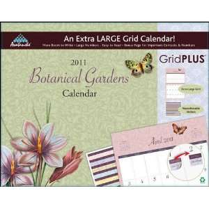   Botanical Garden Grid Plus 2011 Deluxe Wall Calendar