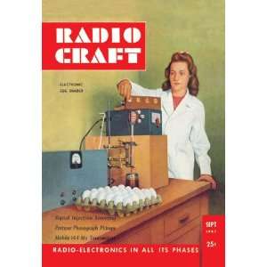  Radio Craft Electronic Egg Grader 12x18 Giclee on canvas 
