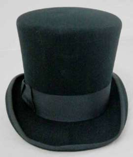  13801 Wool Felt Madhatter Top Hat Clothing