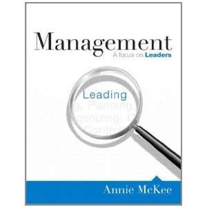    Management A Focus on Leaders [Paperback] Annie McKee Books