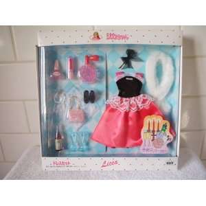   Pink/Black/White Party Dress and Accessories (1990) Toys & Games