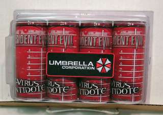 Pack Resident Evil Virus Antidote Energy Drink plus Patch Stocking 