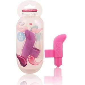 Bundle Finger Vibe Pink and 2 pack of Pink Silicone Lubricant 3.3 oz