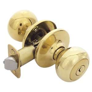  Hardware House 422766 Vestavia Entry Knob Polished Brass 