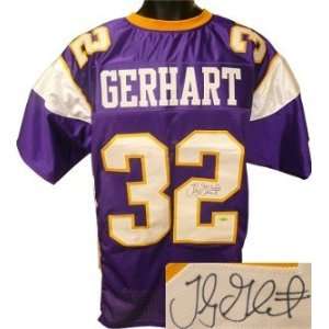  Toby Gerhart Autographed Jersey