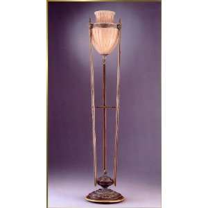 Floor Lamp, RL 024 37, 1 light, Antique Brass, 14 wide X 72 high