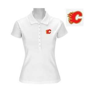  Antigua Calgary Flames Ladies Remarkable Polo   CAL FLAMES 