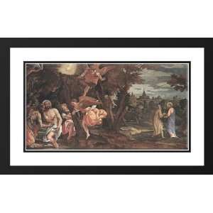  Veronese, Paolo 40x24 Framed and Double Matted Baptism and 