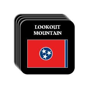  US State Flag   LOOKOUT MOUNTAIN, Tennessee (TN) Set of 4 