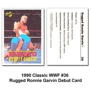  Classic Rugged Ronnie Garvin Wwe Debut Card Sports 