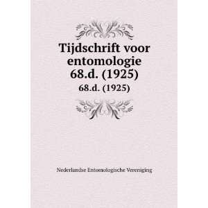   . 68.d. (1925) Nederlandse Entomologische Vereniging Books