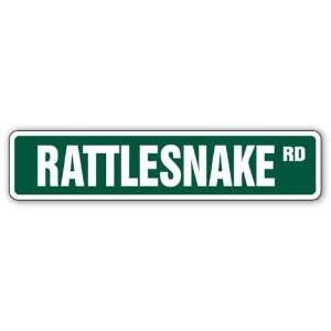   Street Sign rattle snakes snake hunter Patio, Lawn & Garden