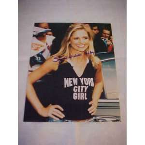 Sarah Michelle Gellar Hand Signed Autographed Buffy the Vampire Slayer 