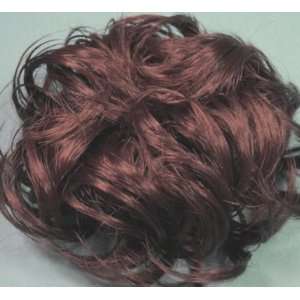  3 PONY FASTENER Hair Scrunchie LACEY Wig #33 DARK AUBURN 