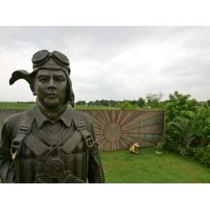  A Life Size Fiberglass Statue of the First Kamikaze Pilot 