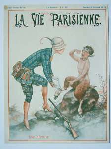Art Deco Original Cover La Vie Parisienne 1927  