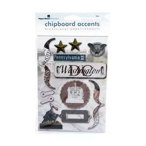  Scrapbooking chipboard washington d.c. icons 2 sheets 