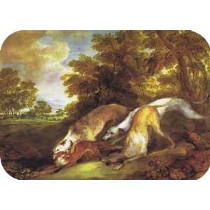  Dogs Chasing a Fox Thomas Gainsborough Art MOUSE PAD 