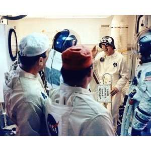  Guenter Wendt w/ Apollo 14 Astronauts 8x10 Silver Halide 
