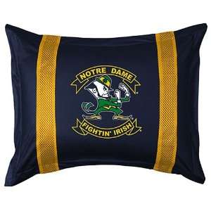  Notre Dame Fighting Irish Sideline Pillow Sham  Sports 