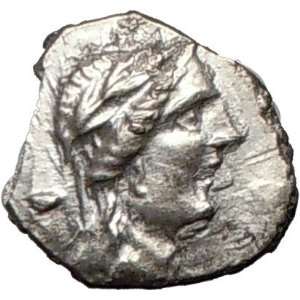 LYCIAN LEAGUE Phaselis 167BC Apollo Lyre Isis Torch Ancient Silver 