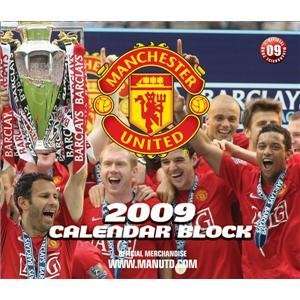  Manchester United 2009 Desk Block Soccer Calendar Office 
