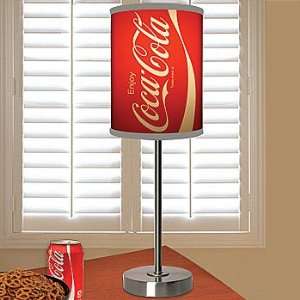  Coca Cola Classic Can Cylindrical Lamp 21 with Brushed 