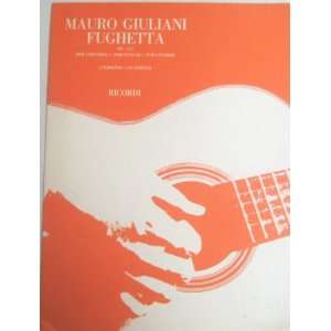  Mauro Giuliani Fughetta Op. 113 for Guitar Mauro Giuliani Books