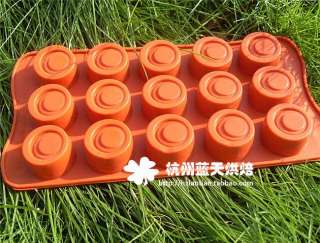 Free Ship Silicone Round Chocolate Cake Soap Mold Mould yh2r4  
