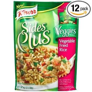 Knorr Sides Plus Veggies, Vegetable Fried Rice, 4.6 Ounce Pouches 