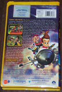 Nickelodeon VHS Jimmy Neutron & Harriet the Spy  
