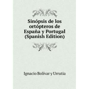   Portugal (Spanish Edition) Ignacio BolÃ­var y Urrutia Books