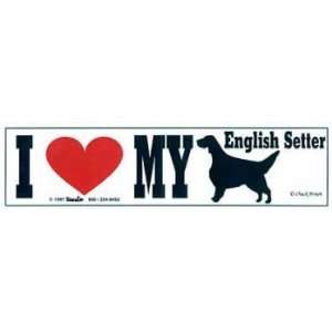 English Setter Bumper Sticker