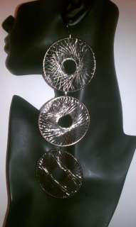 BASKETBALL WIVES / LOVE AND HIP HOP FISH HOOK EARRINGS CHRISTY JEWELS 